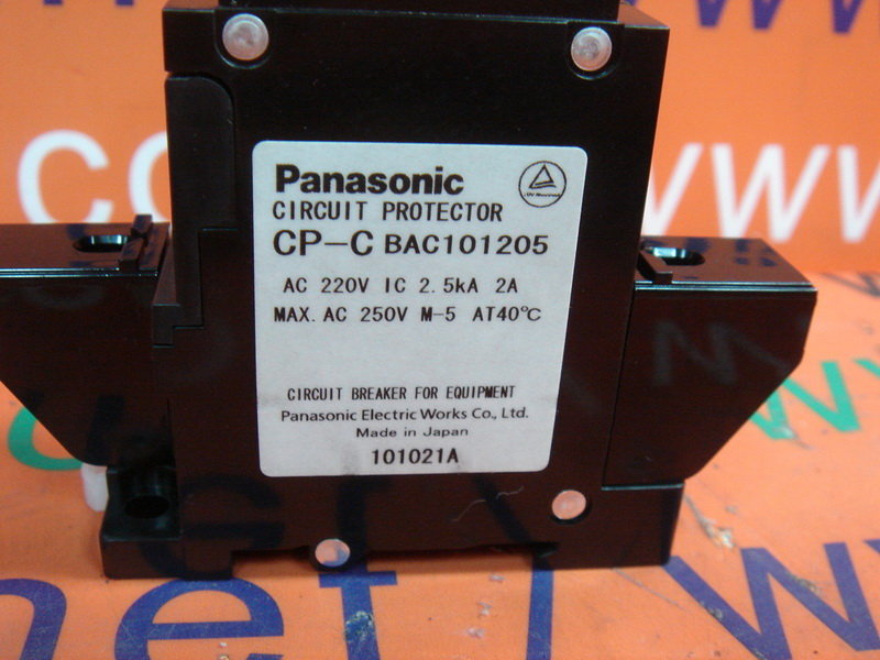 PANASONIC CIRCUIT PROTECTOR CPC BAC101205 PLC DCS SERVO Control